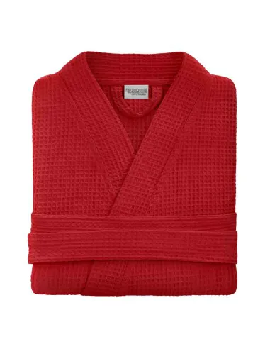 Red Cotton Bathrobe