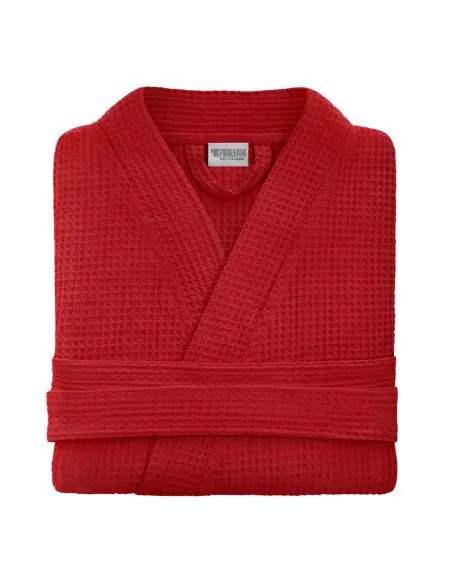 Red Cotton Bathrobe Red Cotton Bathrobe