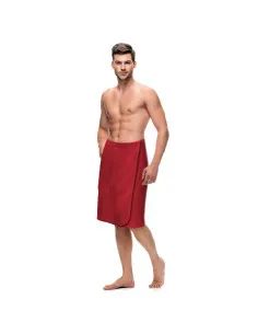 Red Sauna Towel Men's Men's Kilt Pareo 2