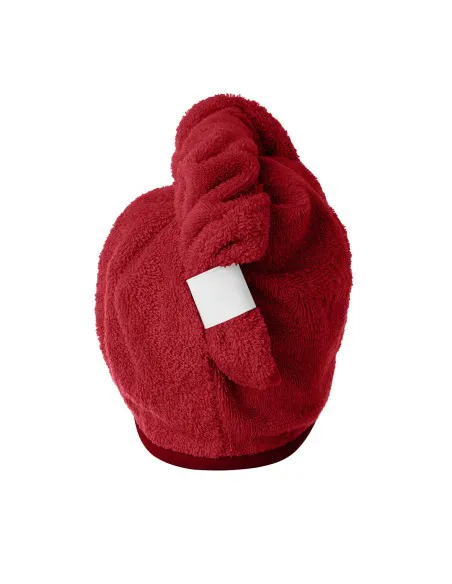 Czerwony ręcznik do włosów turban Czerwony ręcznik do włosów turban