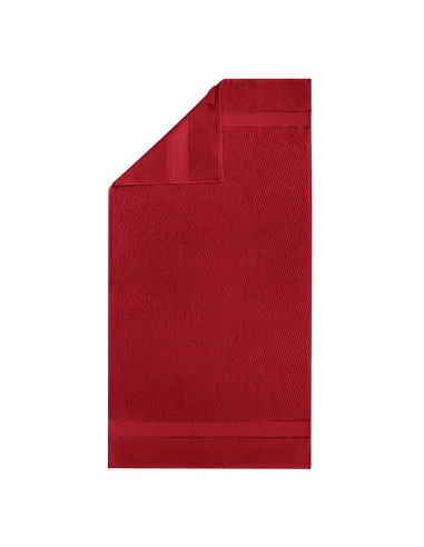 Red velour towel 100% cotton