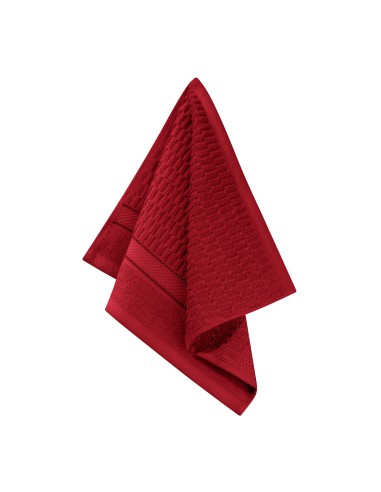 Red velour towel 100% cotton