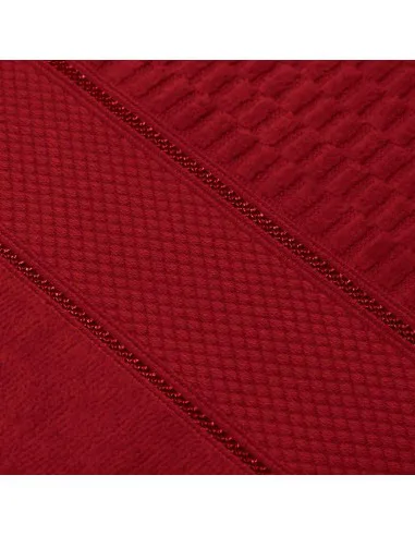 Red velour towel 100% cotton