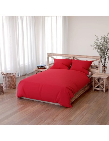 Red cotton bedding