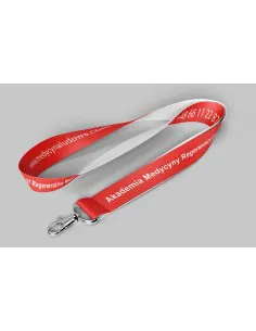 Red lanyard with snap hook