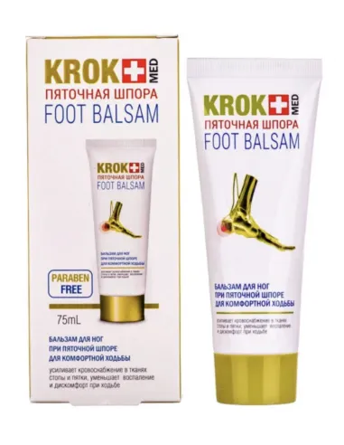 Balsam do stóp na ostrogę piętową 75ml Krokmed