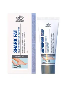 Shark fat heel cream with golden mustache 75ml