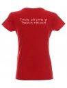 T-shirt women's red Haretski