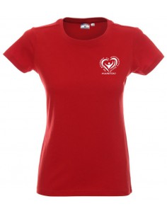 T-shirt women's red Haretski