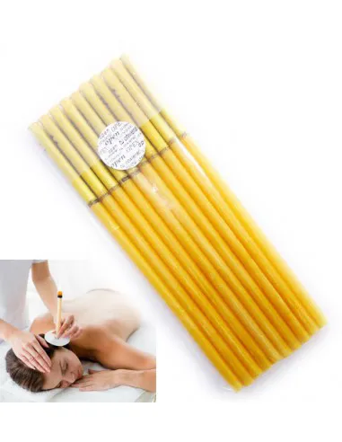 Wax herb candles 10 pcs