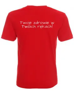 T-shirt men's red Haretski 2