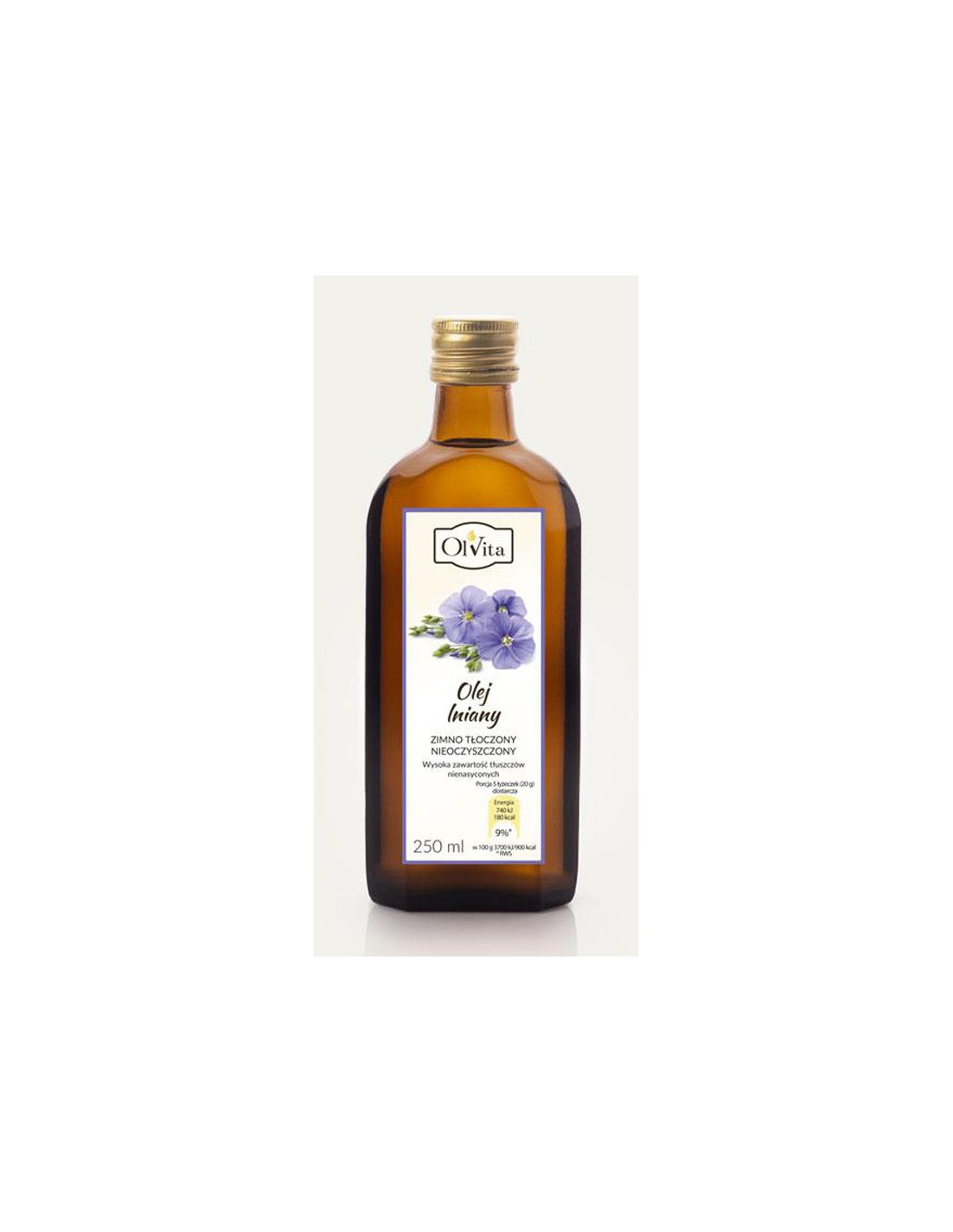 Linseed oil, cold-pressed, crude 250 ml