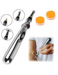 Electrostimulation and acupuncture massager pen