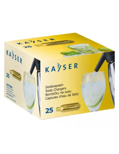 25 pcs CO2 cartridges for the water saturator