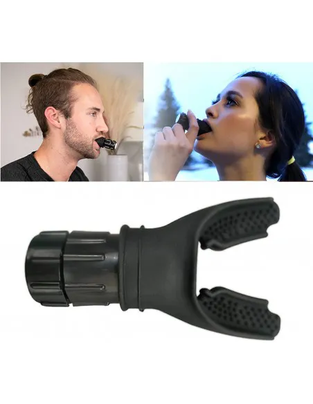 Breathing trainer for lung capacity with adjustable resistance Breathing trainer for lung capacity with adjustable resistance