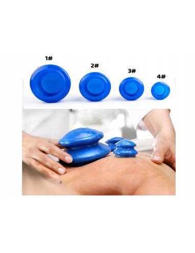 Chinese vacuum silicone bubbles set of 4 pcs