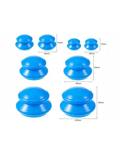 Chinese vacuum silicone bubbles set of 4 pcs