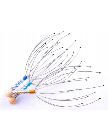 Handheld ayurvedic relaxing head massager