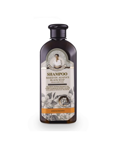 Strengthening shampoo based on black soap 350 ml