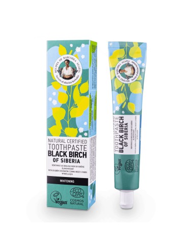 Natural toothpaste with black birch from Siberia 85 g