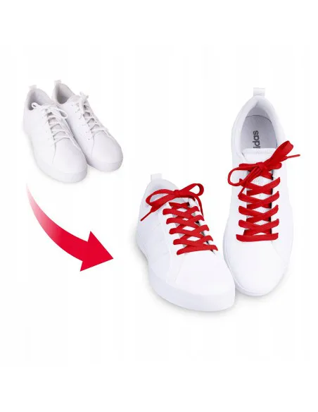 Red flat laces 150 cm Red flat laces 150 cm