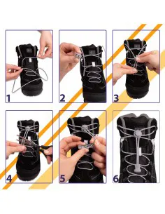 Sports laces without binding red 100cm 2