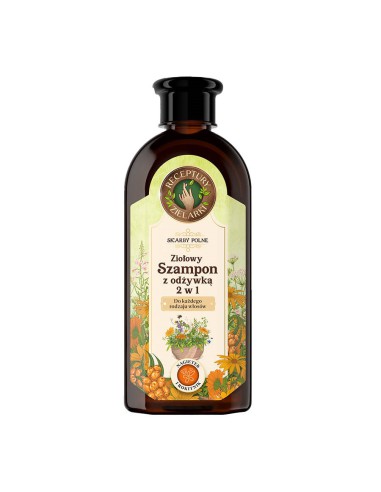 Herbal 2-in-1 shampoo for all hair types calendula and sea buckthorn, Herbalist's Recipes 350 ml