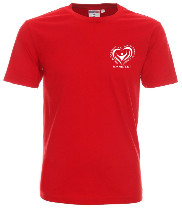 .Koszulka męska czerwona Haretski.